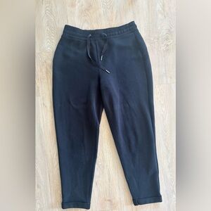 Spanx fleece Cotton lounge Comfy pants Pajamas Jogger Sz Medium Black